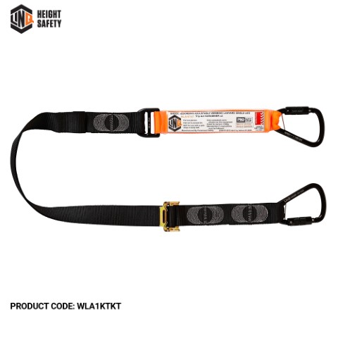 LINQ WEBBING LANYARD ADJUSTABLE SNG LEG 2 X T.A KARABINER